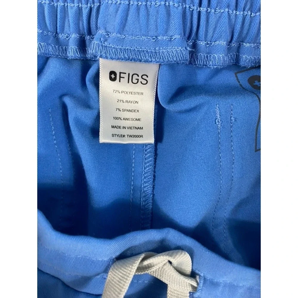 FIGS Scrub Pants Men's Sz M Blue Technical Collection PO# 1670